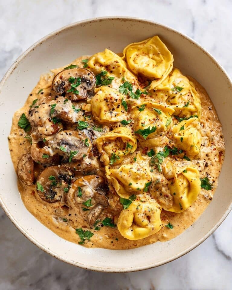 Philly Cheesesteak Tortellini Pasta Recipe