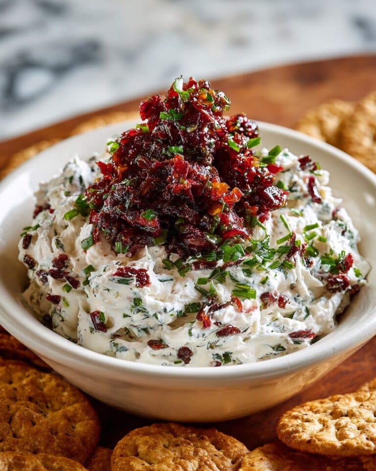 Holiday Cranberry Jalapeño Cream Cheese Dip Recipe