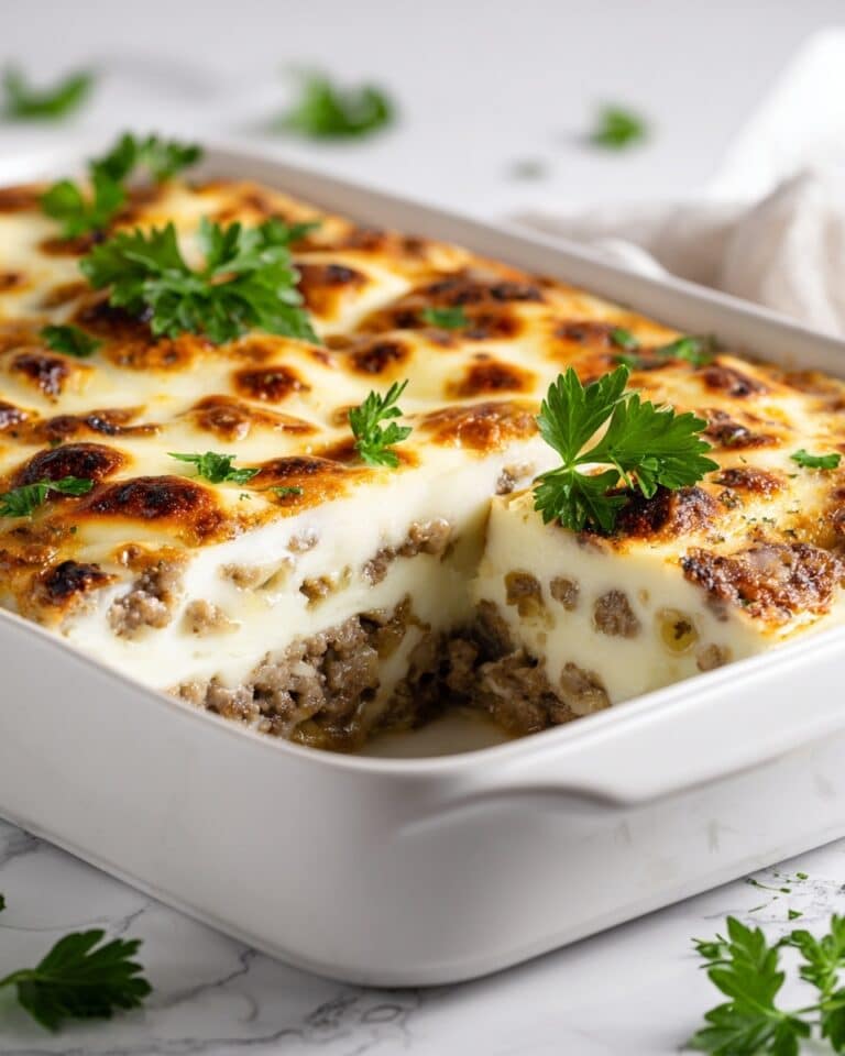 Sausage Breakfast Strata with Maple Syrup and Cheddar Recipe