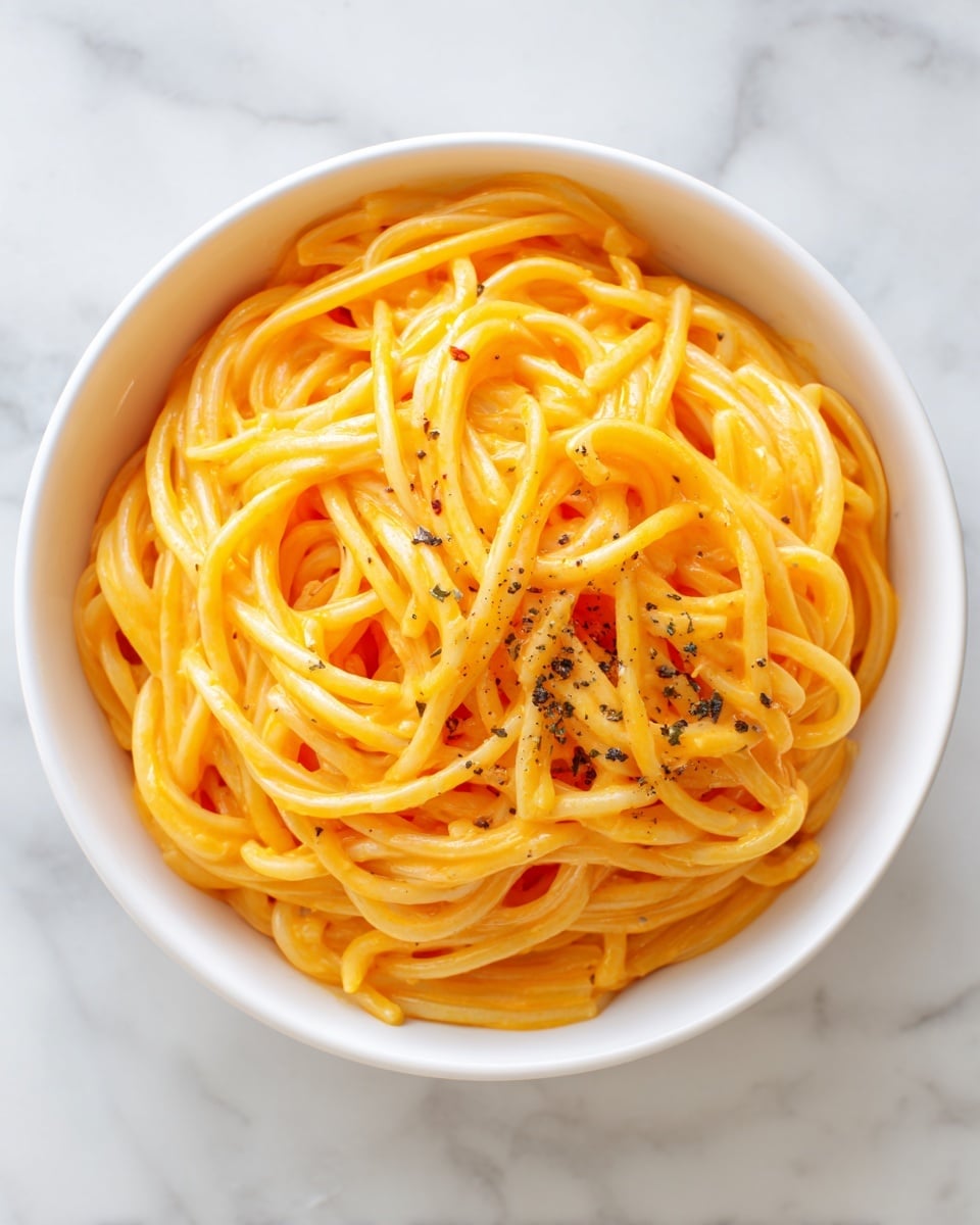 Creamy Red Pepper Alfredo Sauce Recipe - Recipe Image