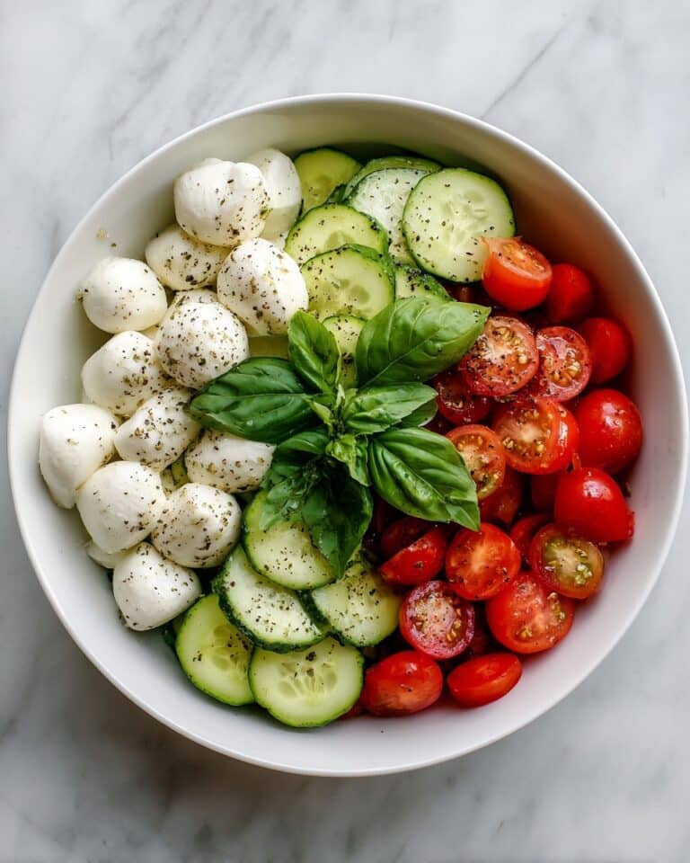 Cucumber Caprese Salad Recipe