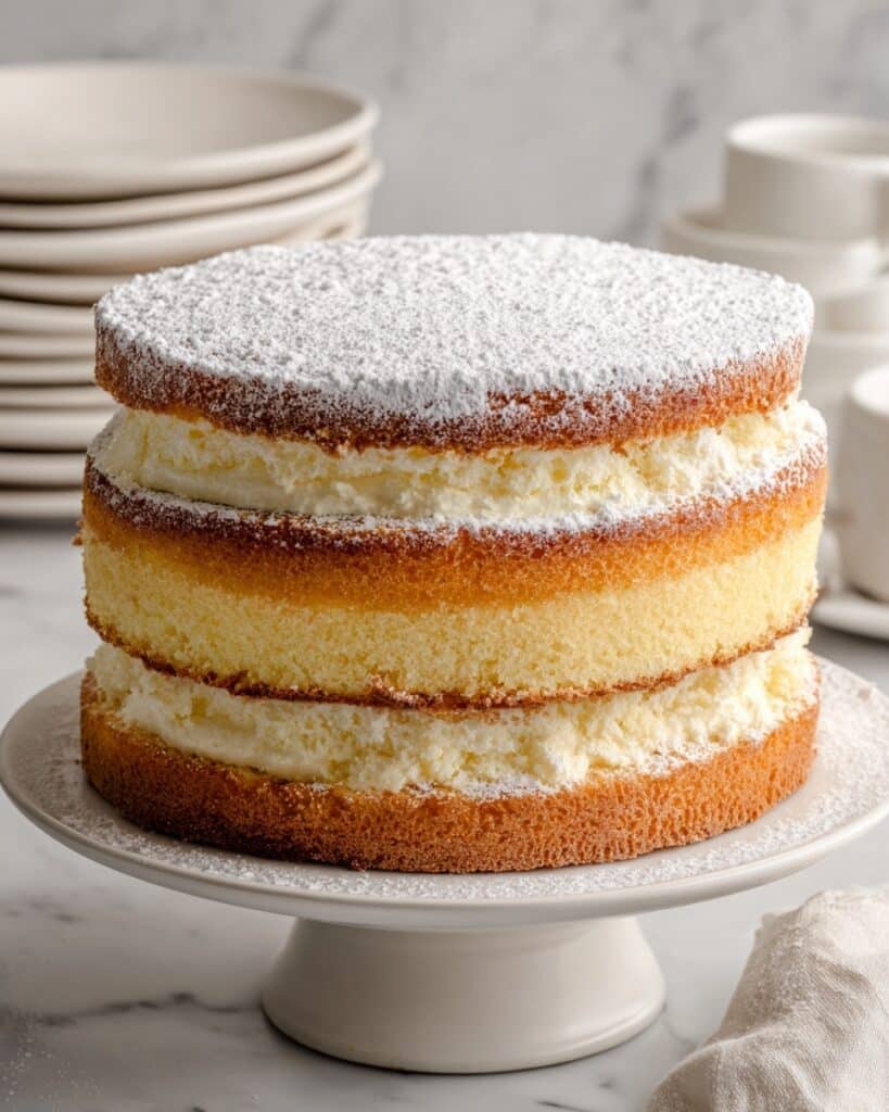 Vanilla Sponge Cake Recipe