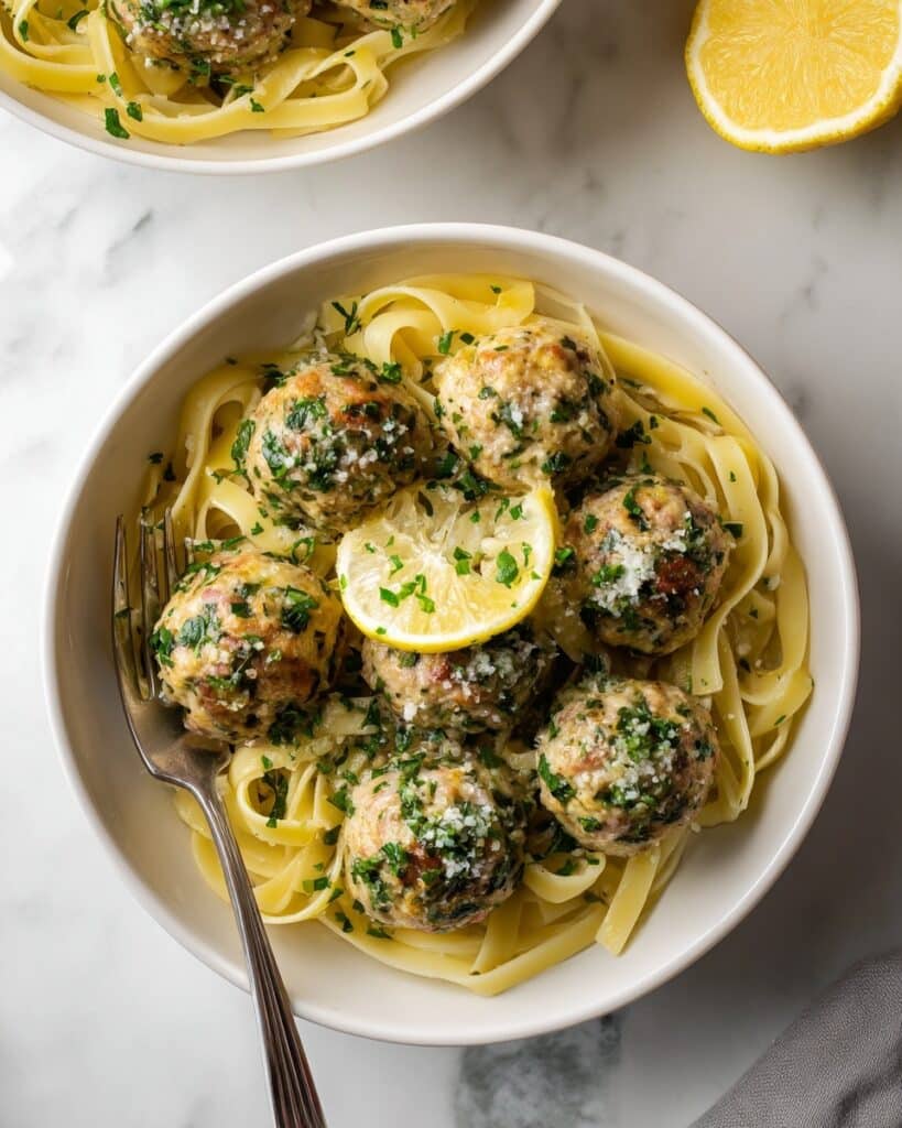 Chicken Piccata Meatballs Recipe
