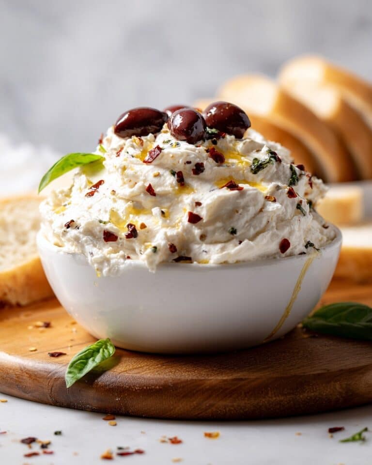 Cream Cheese & Feta Olive Spread Recipe
