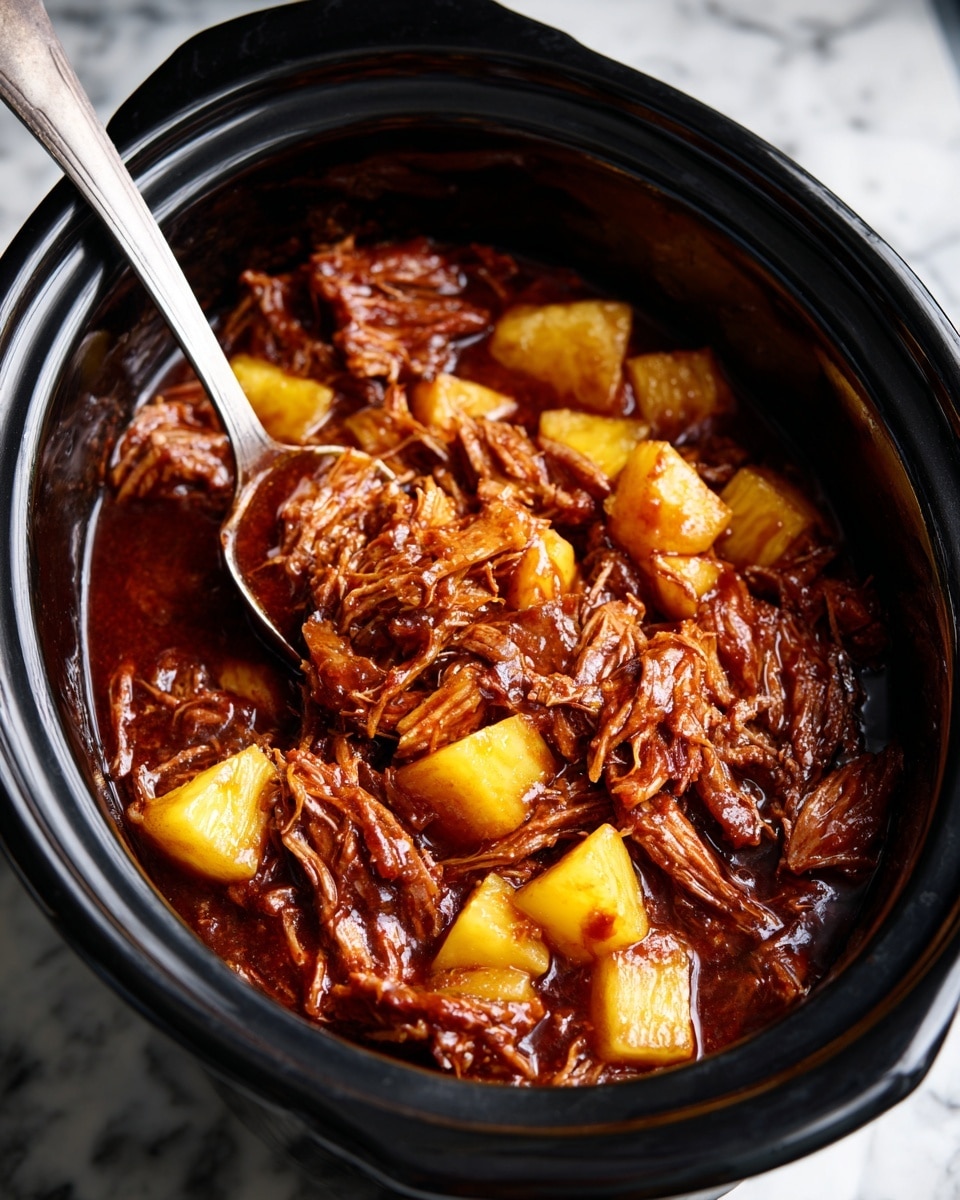 Crockpot Pineapple BBQ Chicken Recipe