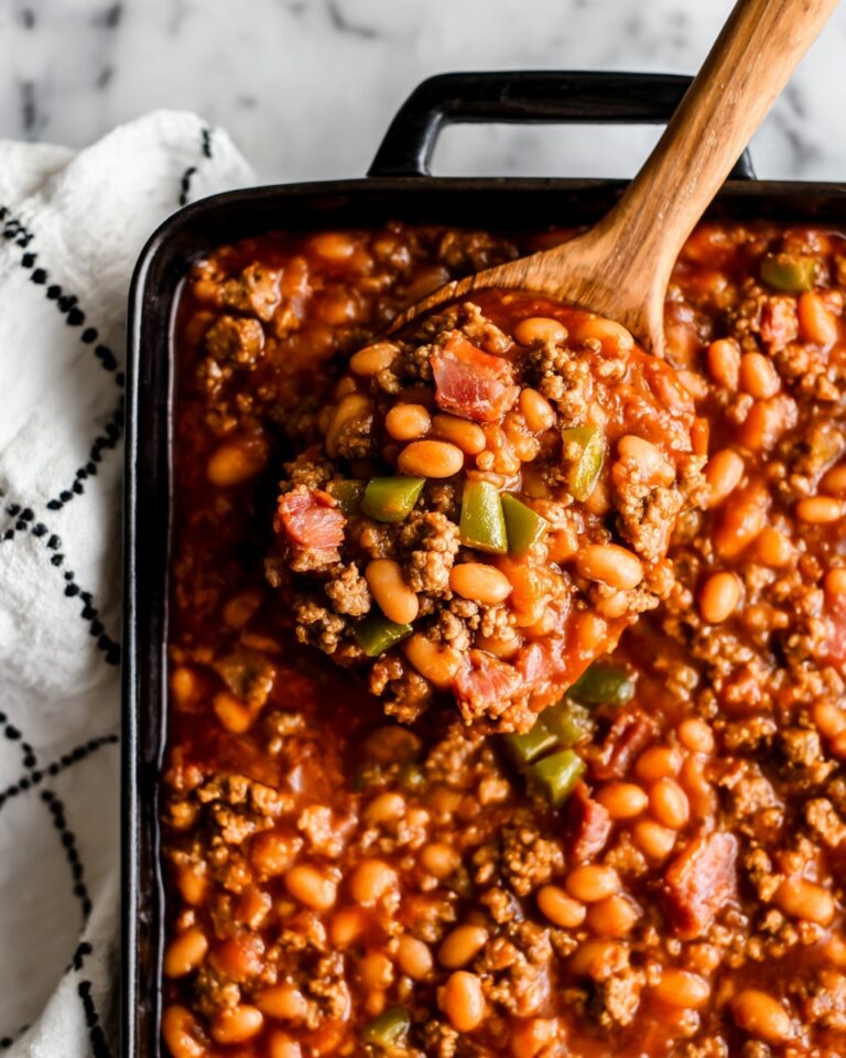 Baked Beans Ground Beef Casserole Recipe