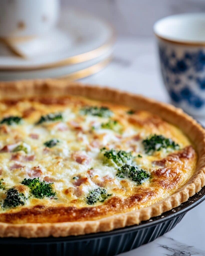 Broccolini Frittata with Bacon and Parmesan Recipe
