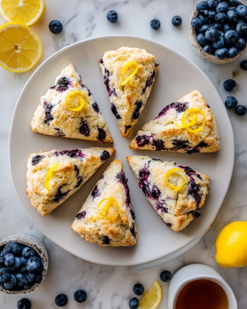 The Best Sourdough Discard Blueberry Scones Recipe