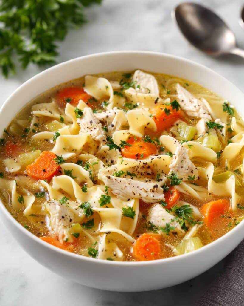 Creamy Chicken Noodle Soup Recipe