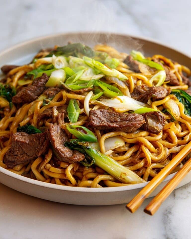 Garlic Chicken Lo Mein Recipe