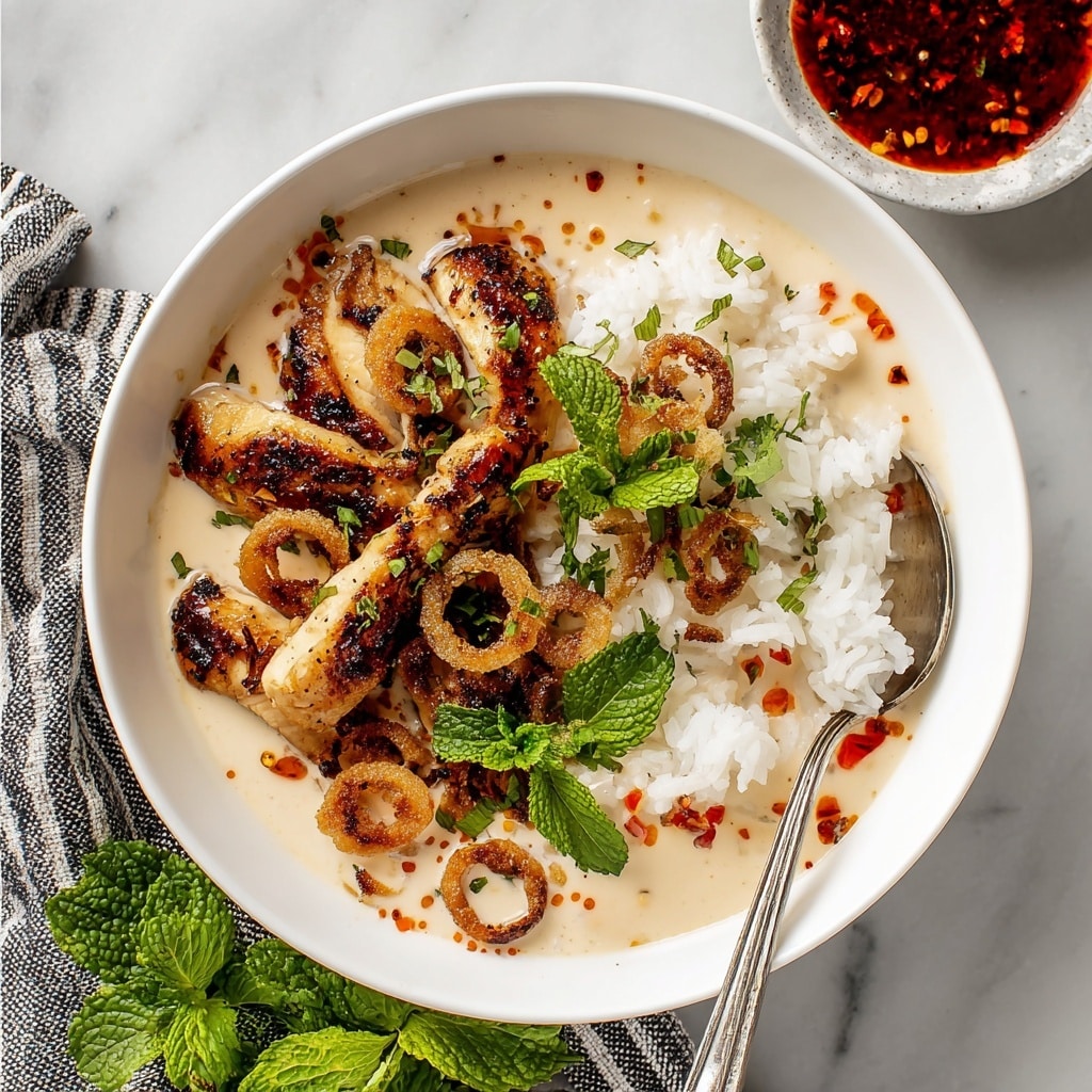 Lemongrass Broth Bowls with Yellow Curry Chicken Recipe - Recipe Image