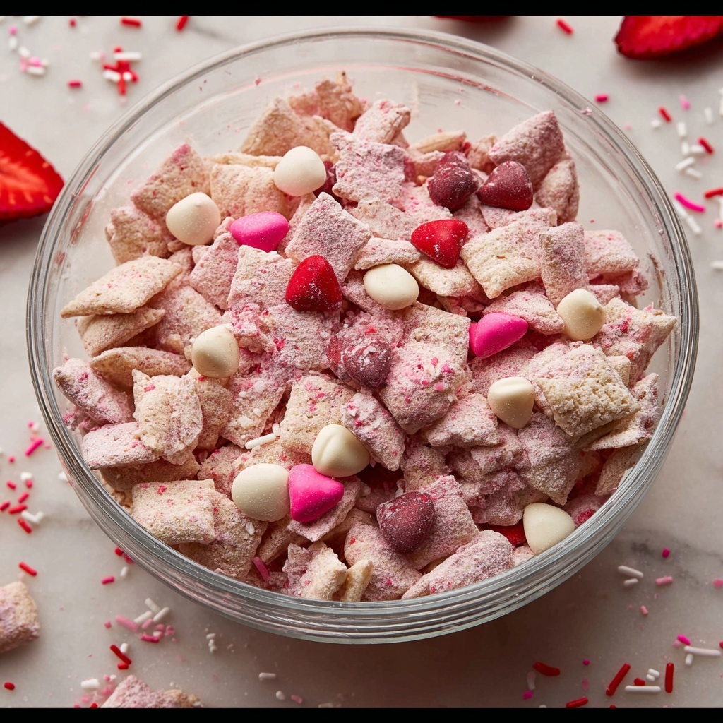 Strawberry White Chocolate Chex Mix Recipe