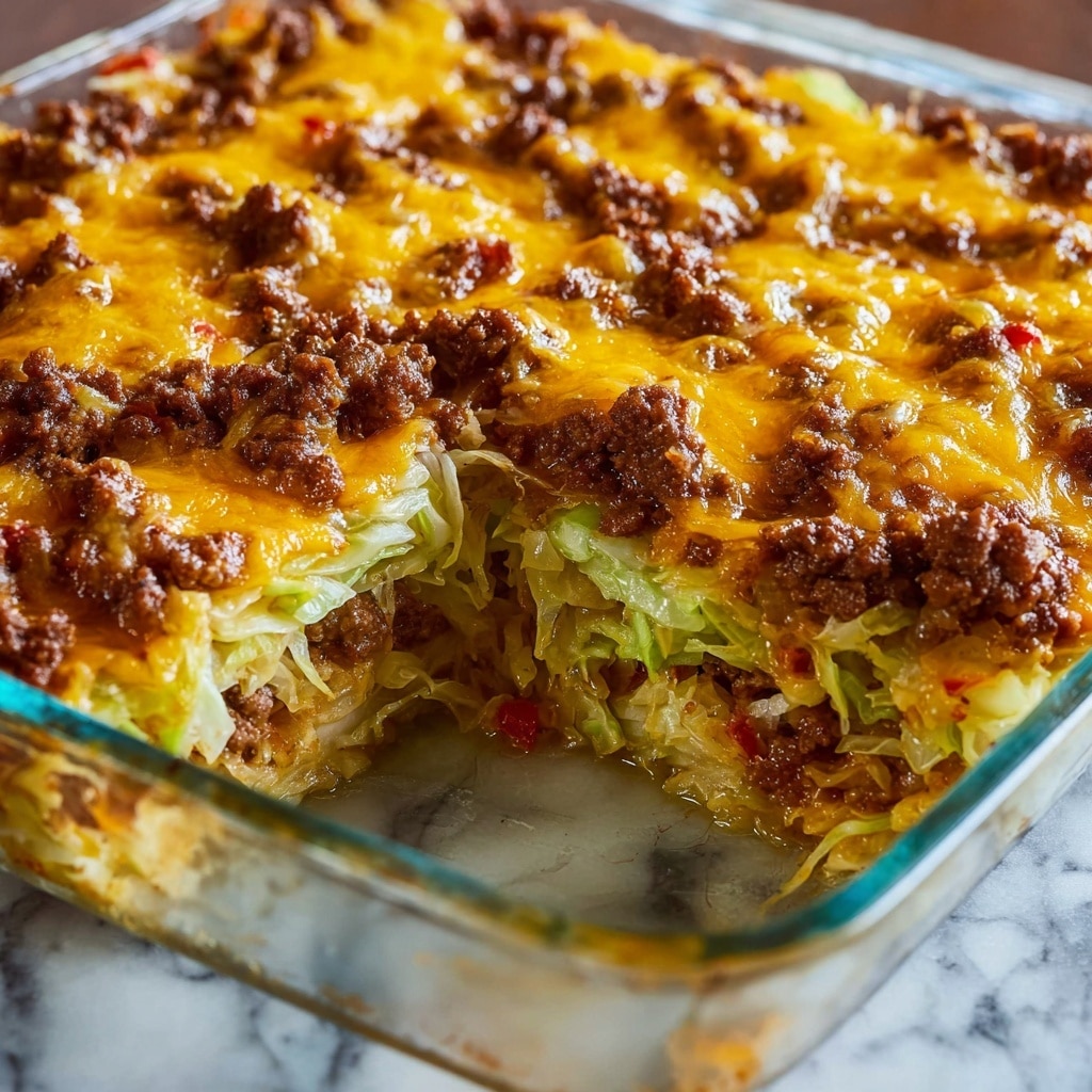 Southern Style Cabbage Beef Bake Recipe - Recipe Image