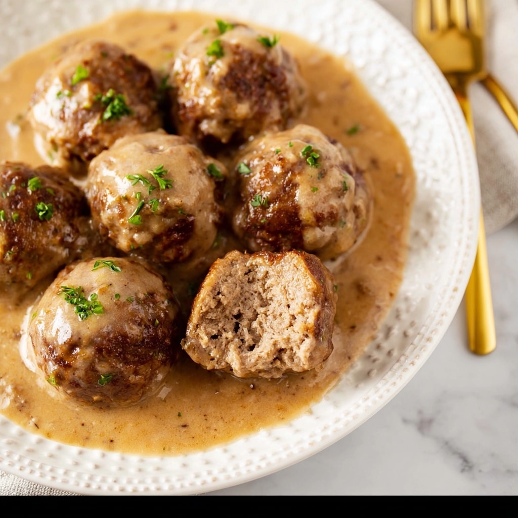 Meatballs and Gravy Recipe - Recipe Image