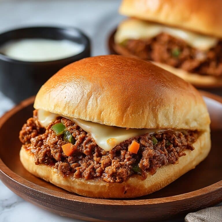 Philly Cheesesteak Sloppy Joes Recipe