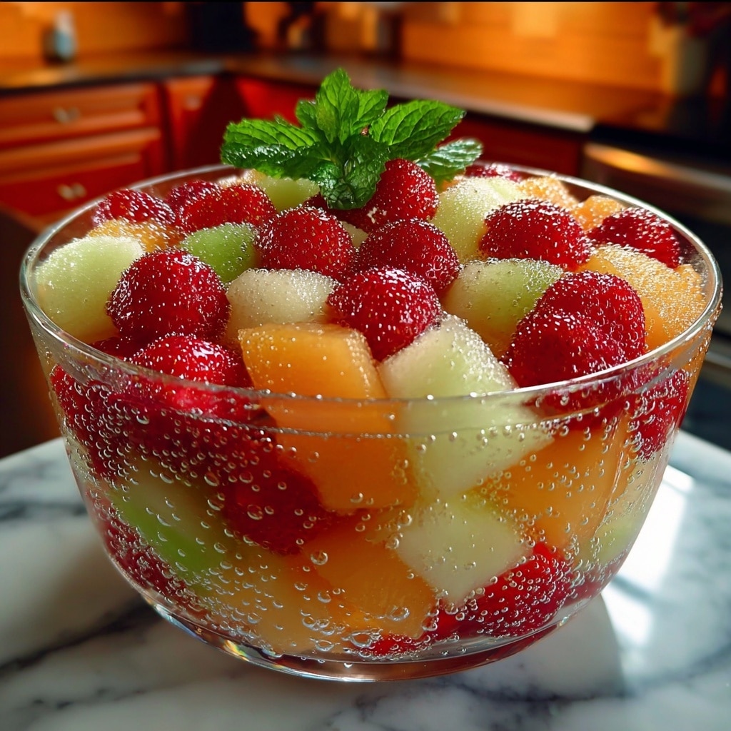 Summer Peach Fruit Salad: A Refreshing Summer Treat Recipe - Recipe Image