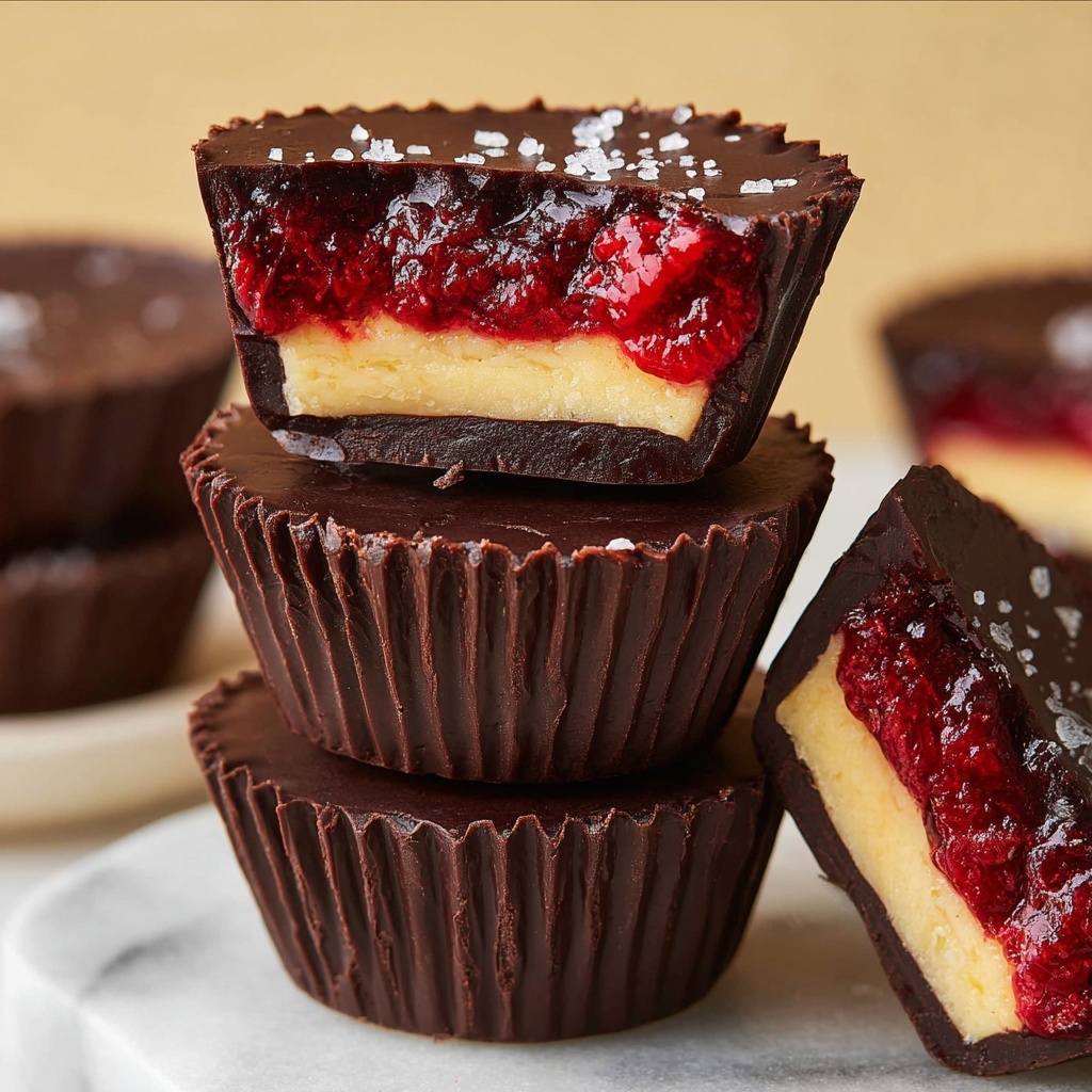 Vegan Peanut Butter and Berry Jelly Cups Recipe - Recipe Image