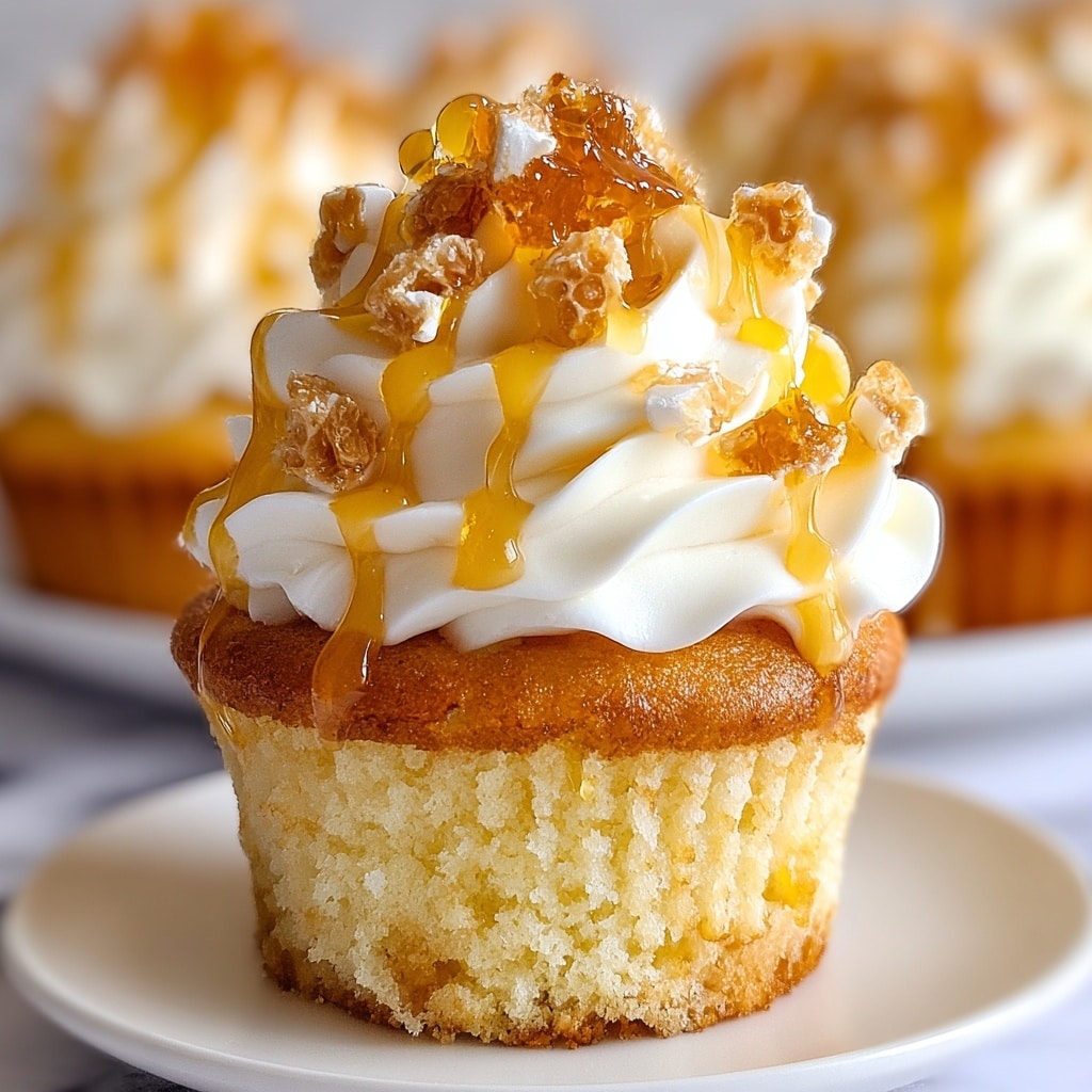 Honey Peach Cream Cheese Cupcakes Recipe - Recipe Image