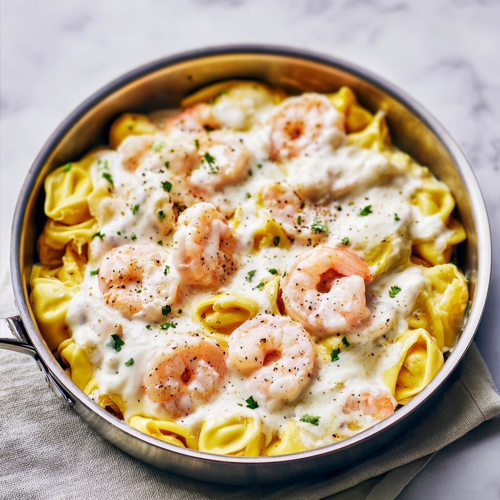 Shrimp Tortellini Alfredo Recipe