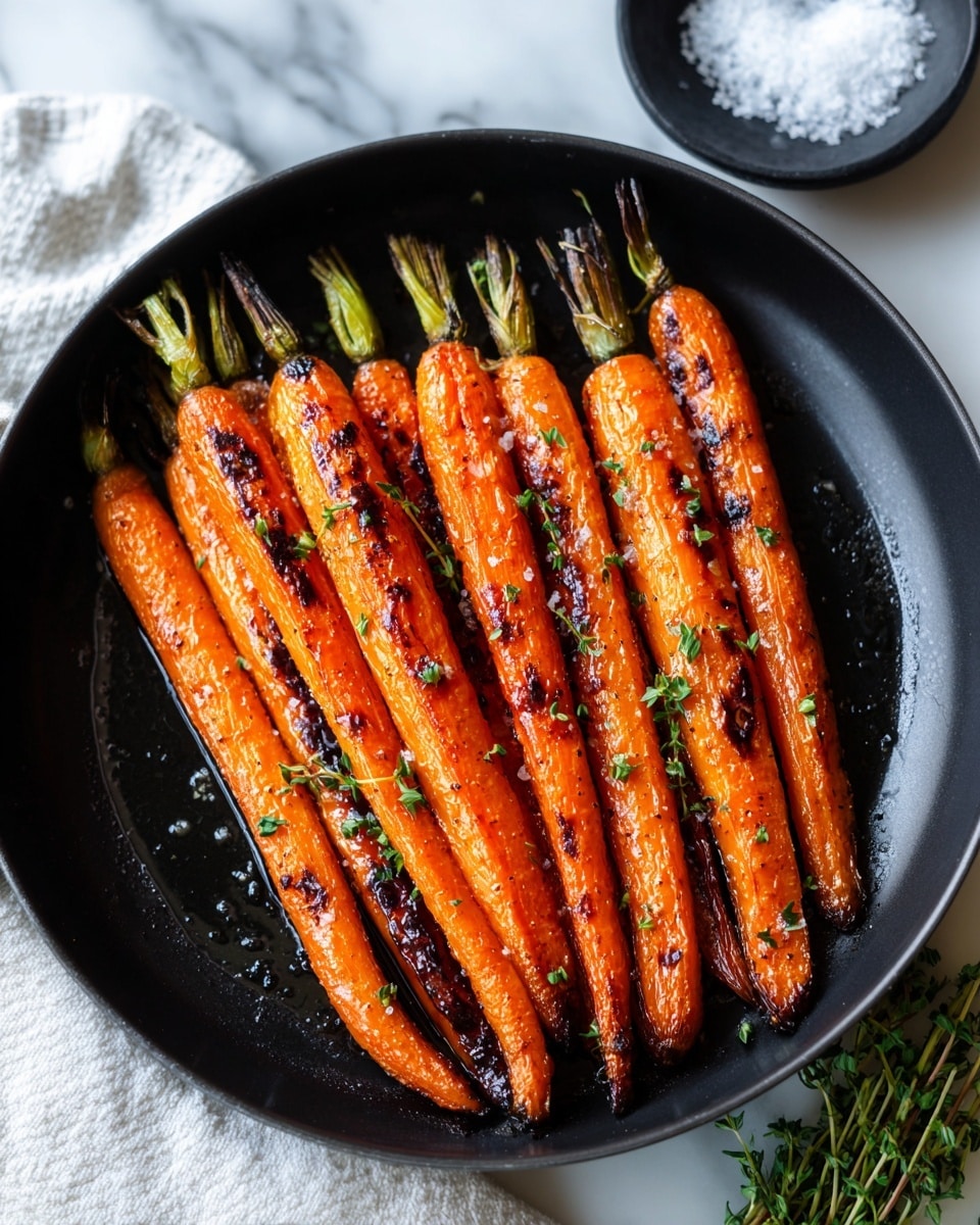 Honey Garlic Roasted Carrots Recipe - Recipe Image
