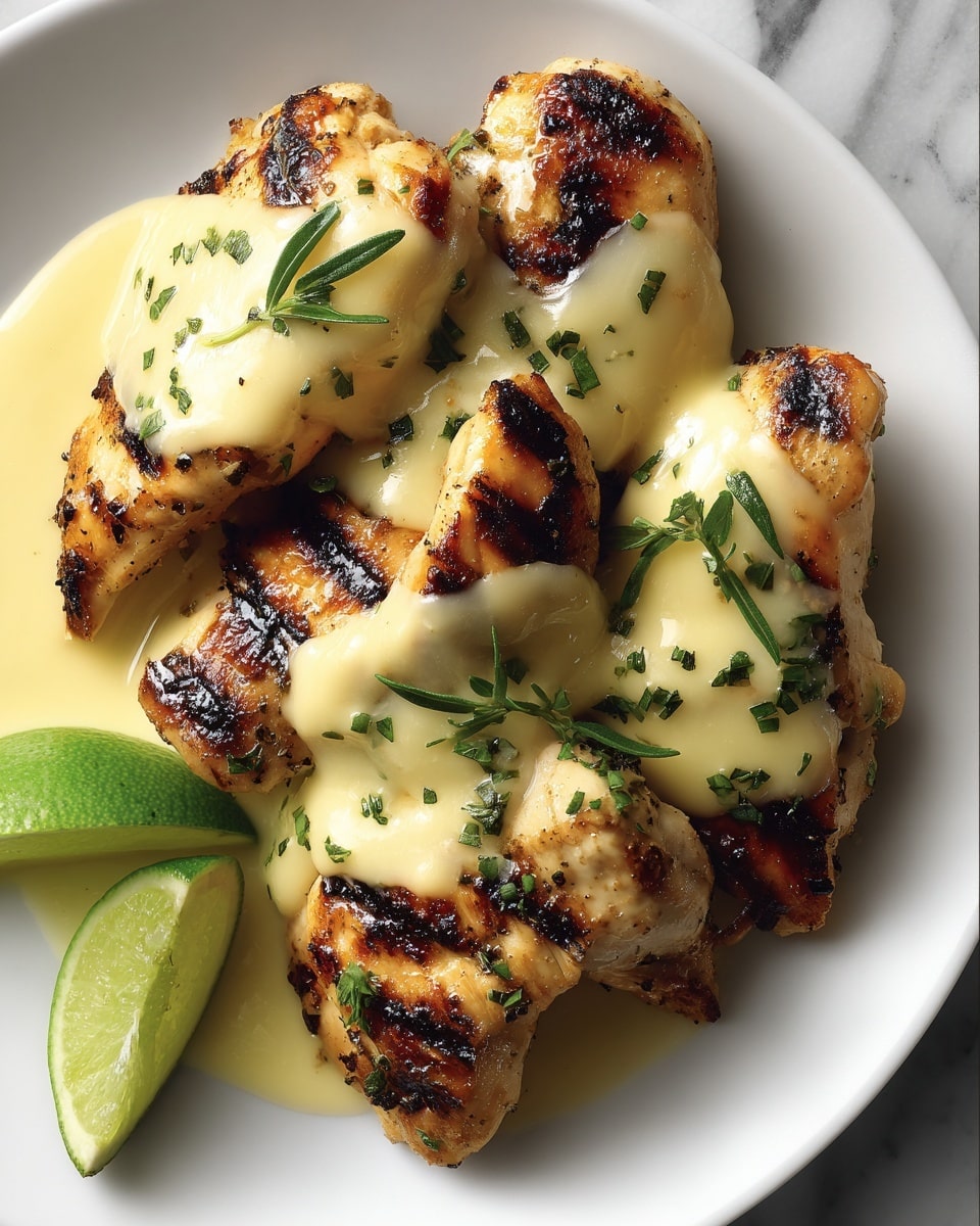 Grilled Salsa Verde Chicken with Pepper Jack Recipe - Recipe Image