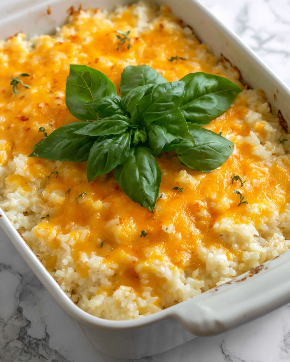 Best Cheesy Chicken and Rice Casserole Recipe - Recipe Image