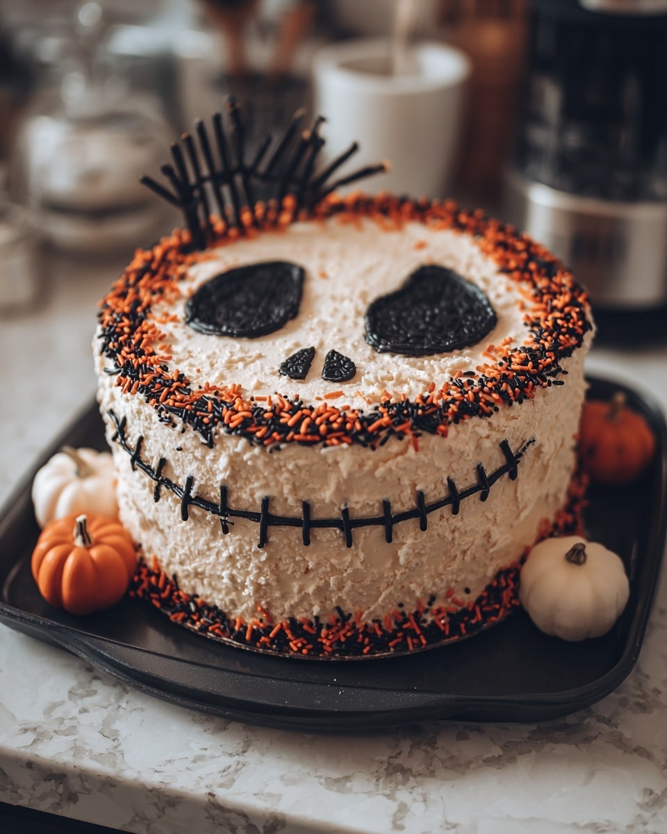 Skellington Cheese Ball Appetizer Recipe - Recipe Image