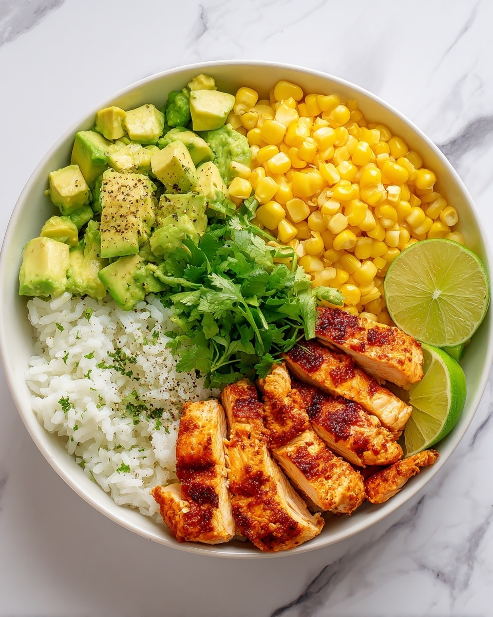 Honey Chipotle Chicken Rice Bowls Recipe - Recipe Image
