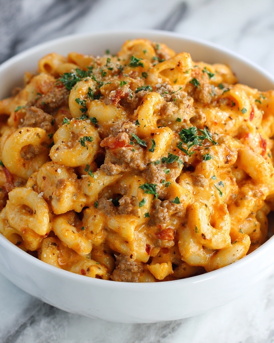 Cheesy Beef Taco Pasta Recipe - Recipe Image