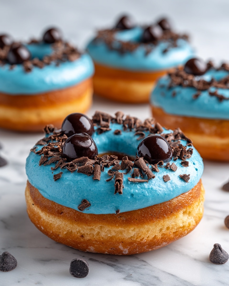 Cookie Monster Cinnamon Rolls Recipe - Recipe Image