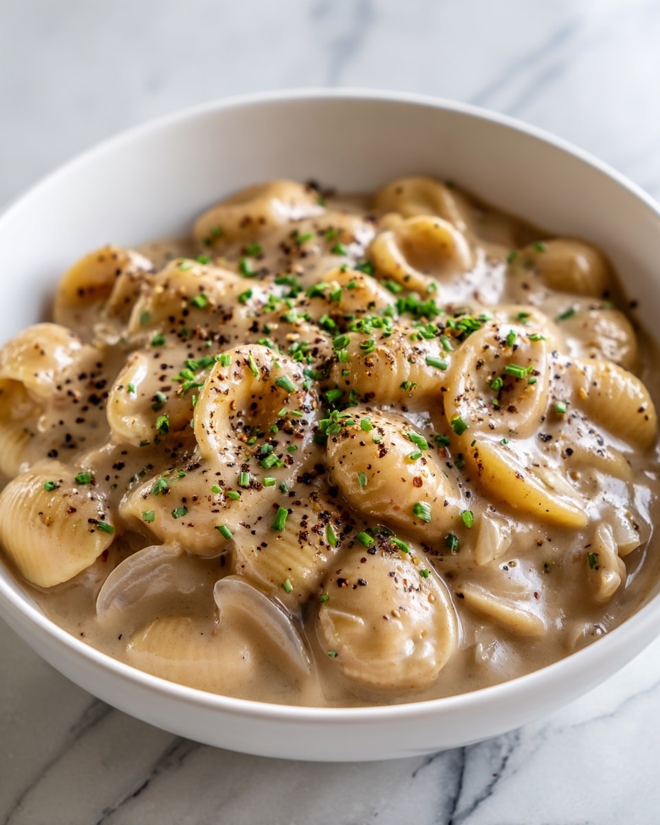French Onion Pasta Recipe - Recipe Image