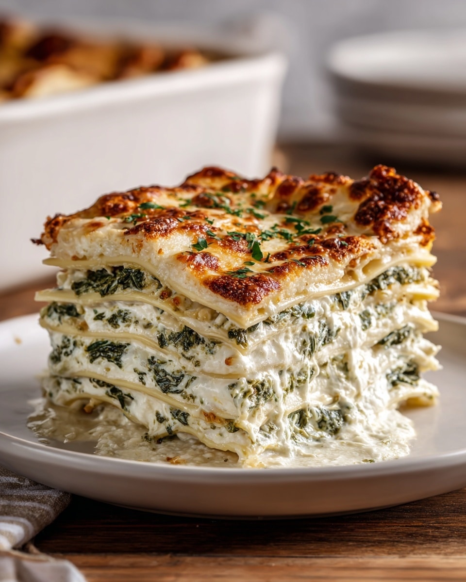 Springtime White Lasagna Recipe - Recipe Image