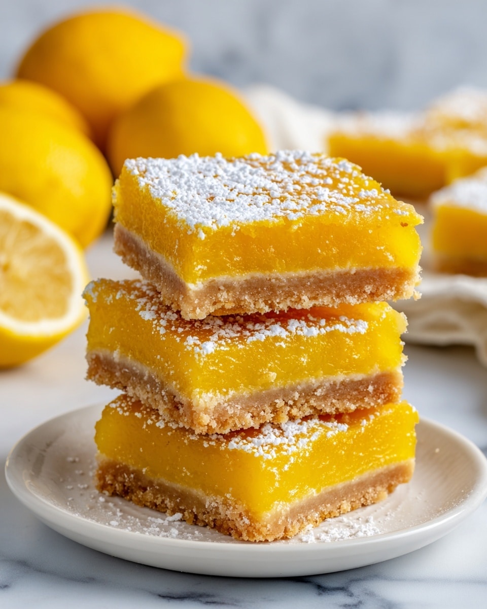 Easy Gluten Free Lemon Bars Recipe - Recipe Image