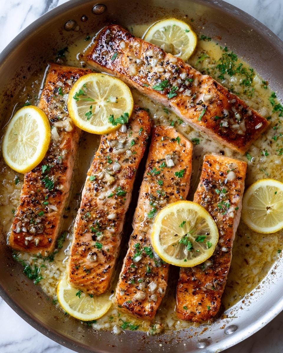 Broiled Cod with Lemon Butter Garlic Sauce Recipe - Recipe Image