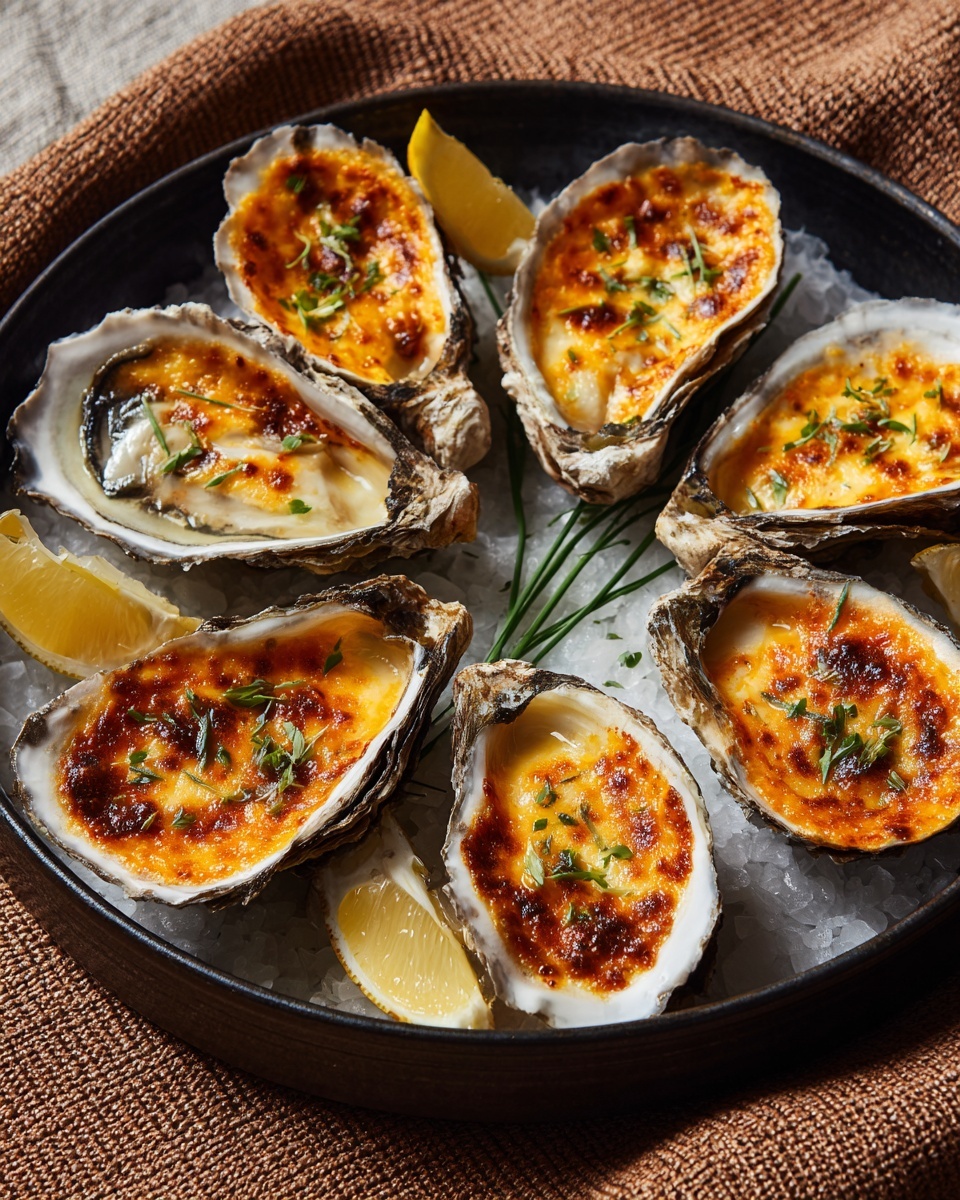 Barbecued Oysters with Smoky Uni Butter Recipe - Recipe Image