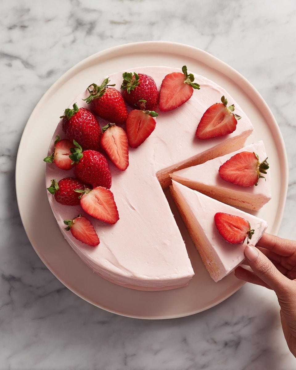 Strawberry Icebox Pie Recipe - Recipe Image