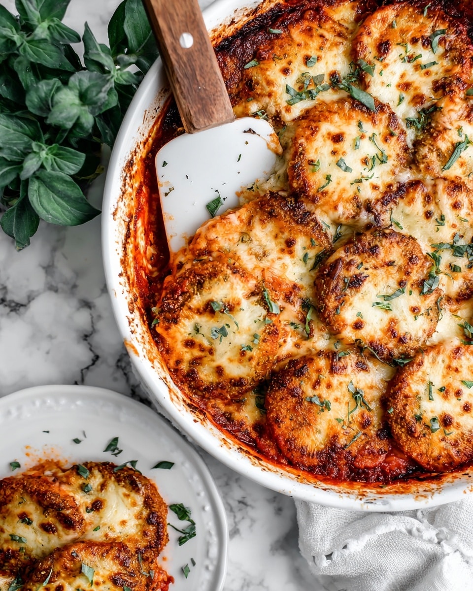 Cheesy Baked Eggplant Parmesan Recipe - Recipe Image