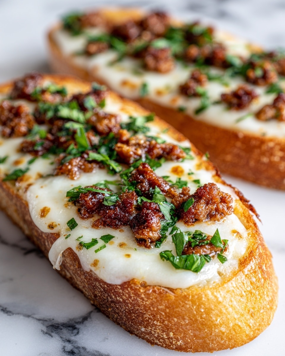 Garlic Philly Cheesesteak Bread Recipe - Recipe Image