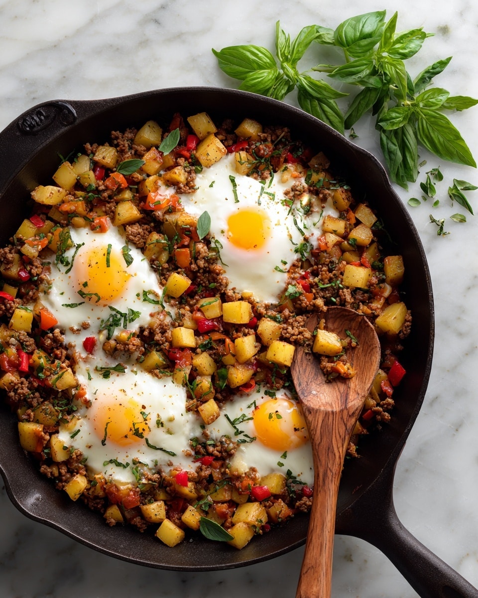 Mexican Ground Beef and Potato Skillet Recipe - Recipe Image