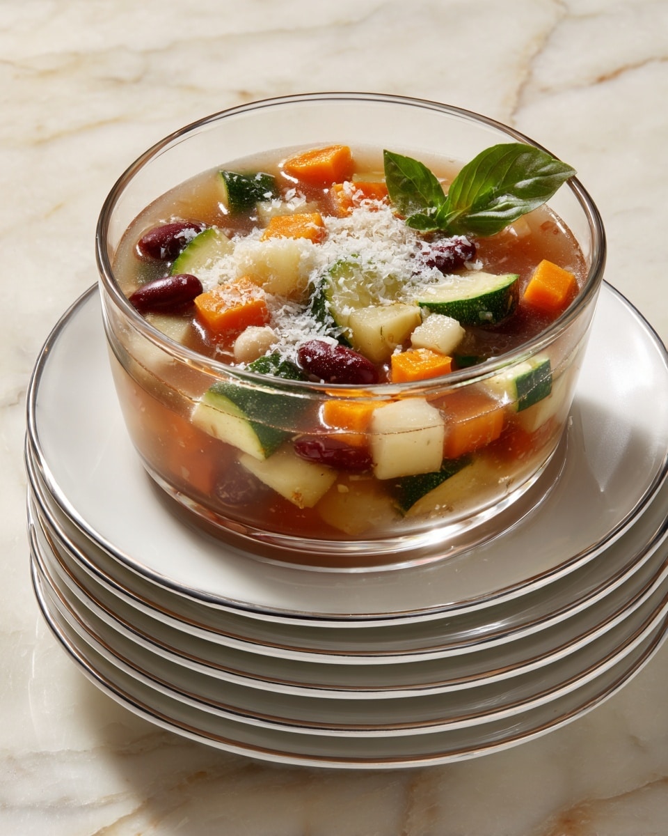 Homemade Slow Cooker Minestrone Soup Recipe - Recipe Image