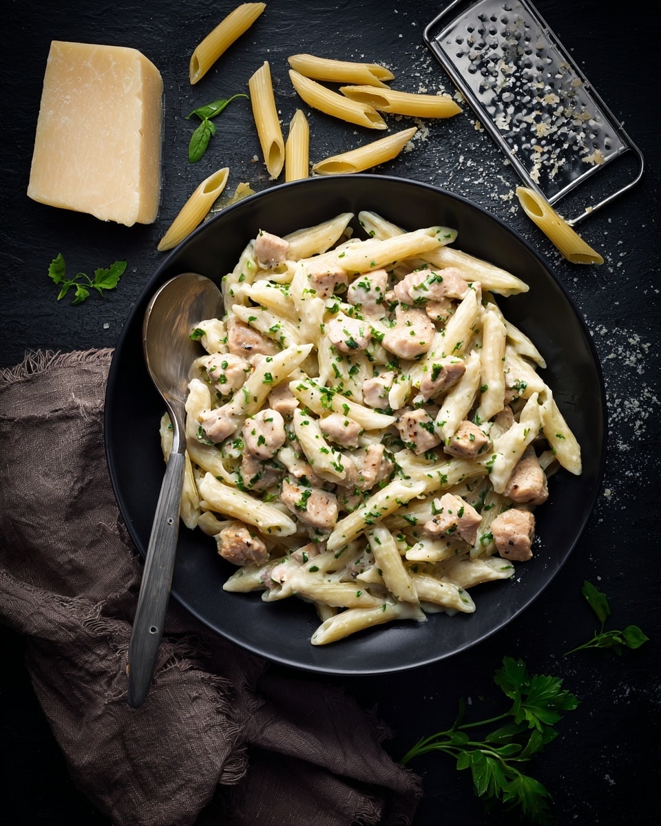 Cheesy Chicken Pasta Recipe - Recipe Image