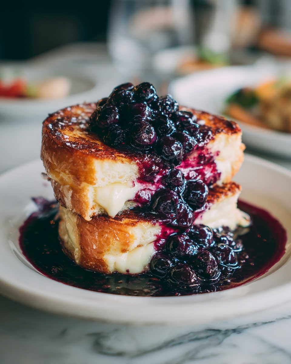 Blueberry Stuffed French Toast Recipe - Recipe Image