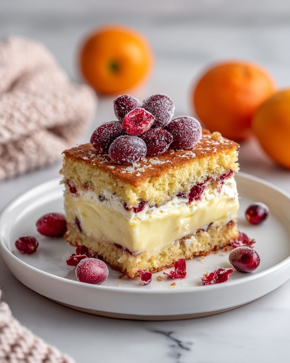 Cranberry Orange Bread Pudding Recipe - Recipe Image
