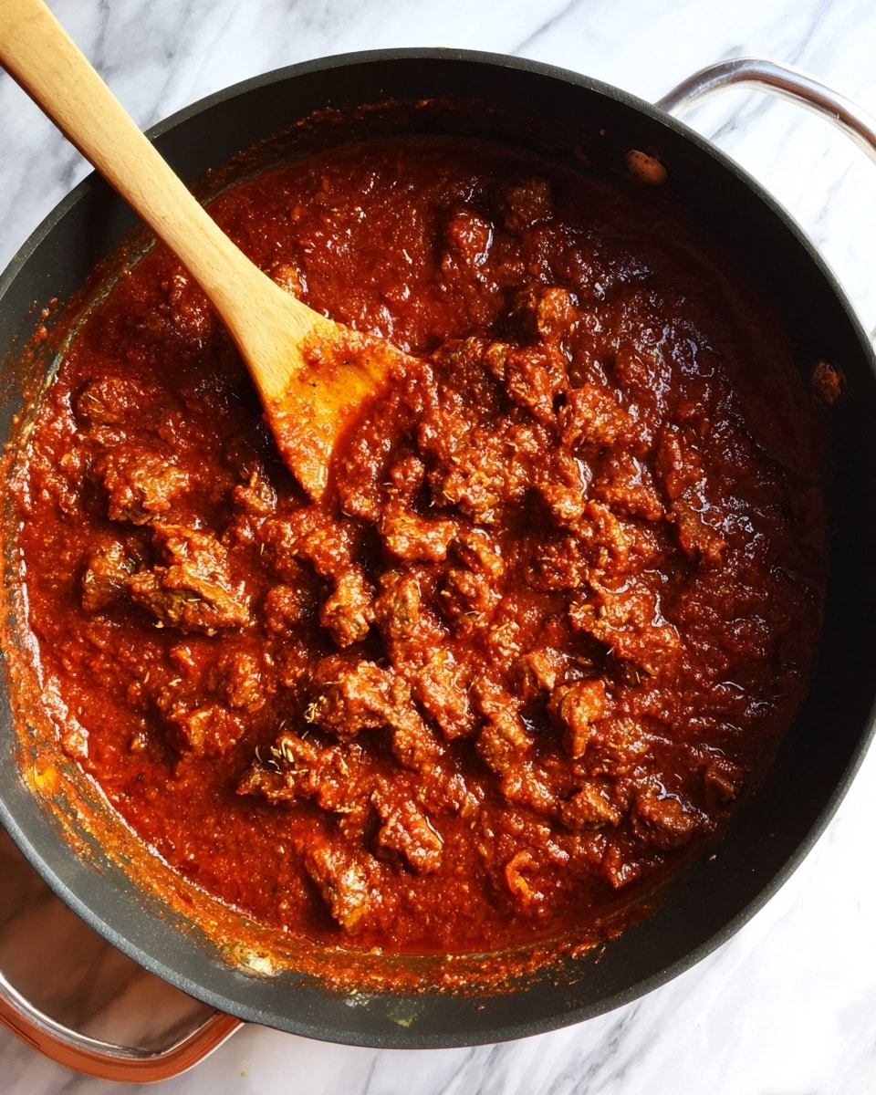 Easy Homemade Spaghetti Meat Sauce Recipe - Recipe Image