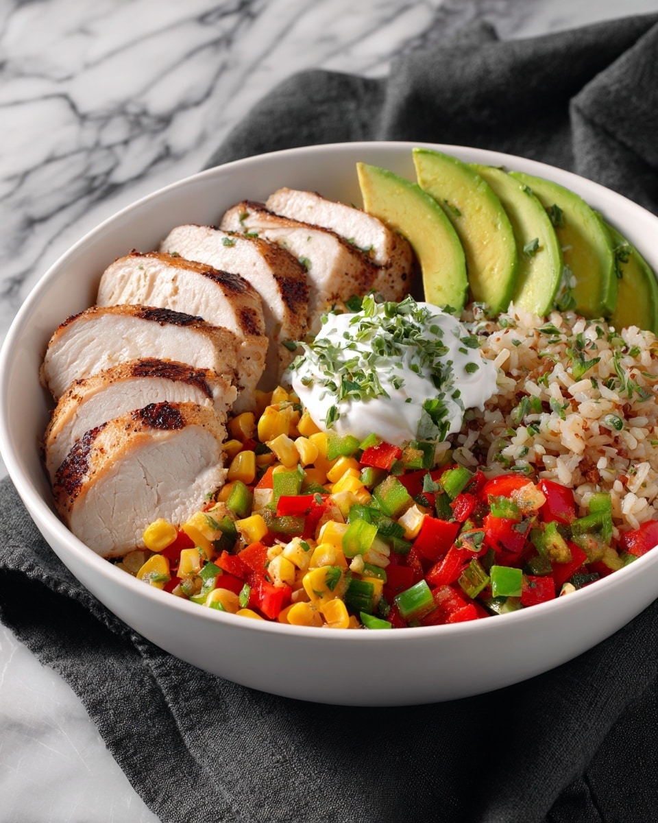 Chicken Fajita Bowls Recipe - Recipe Image