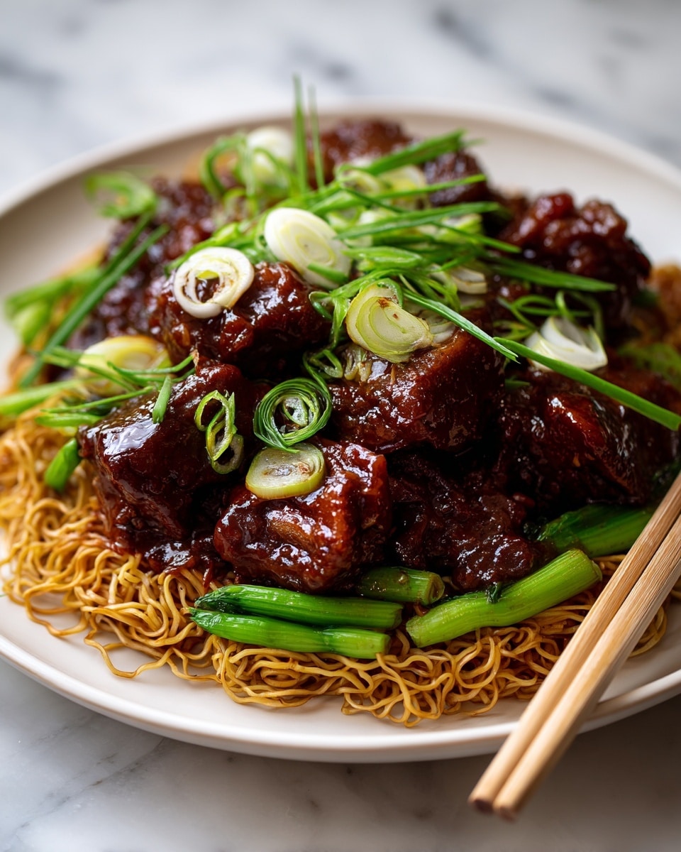 Garlic Chicken Lo Mein Recipe - Recipe Image