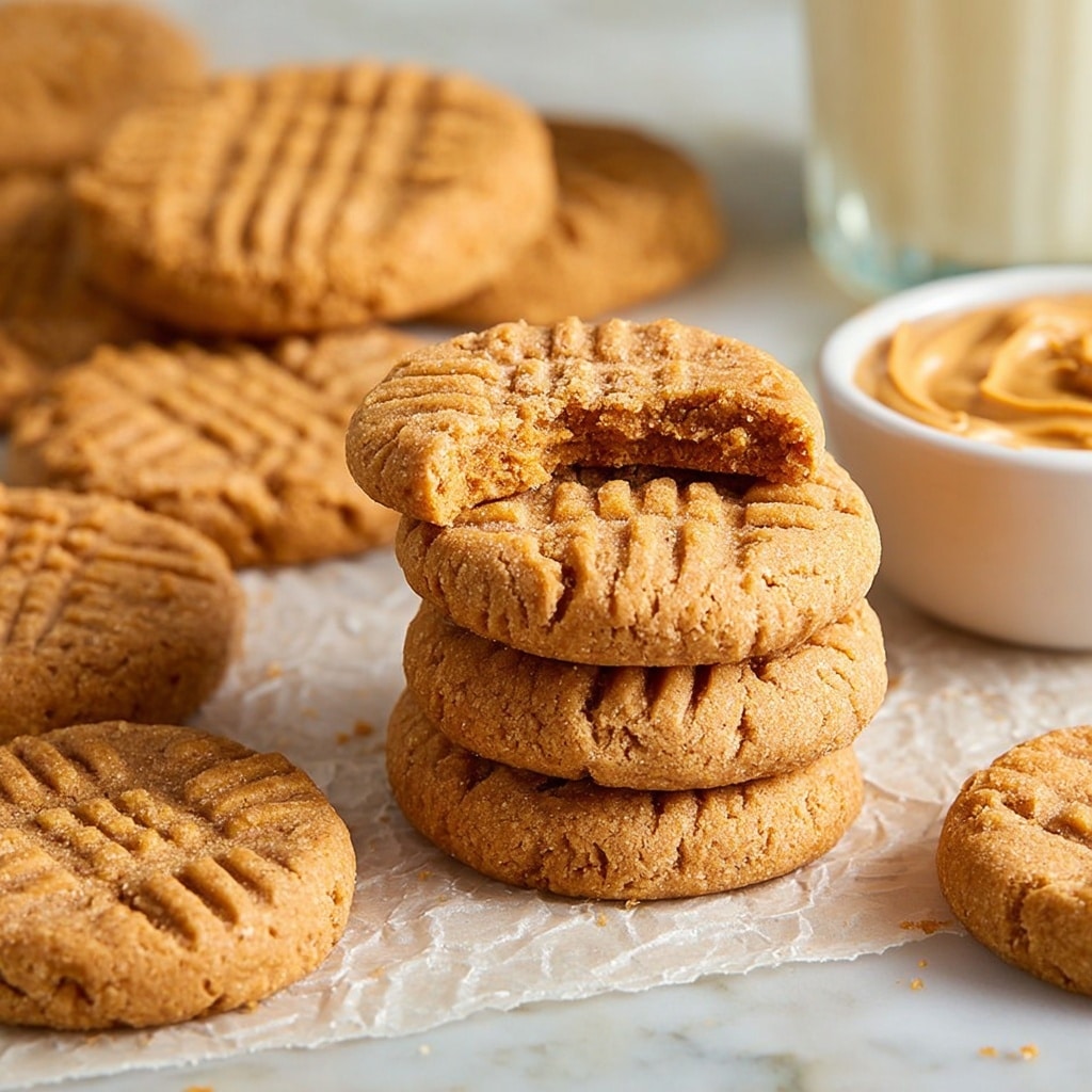 3 Ingredient Peanut Butter Cookies Recipe - Recipe Image