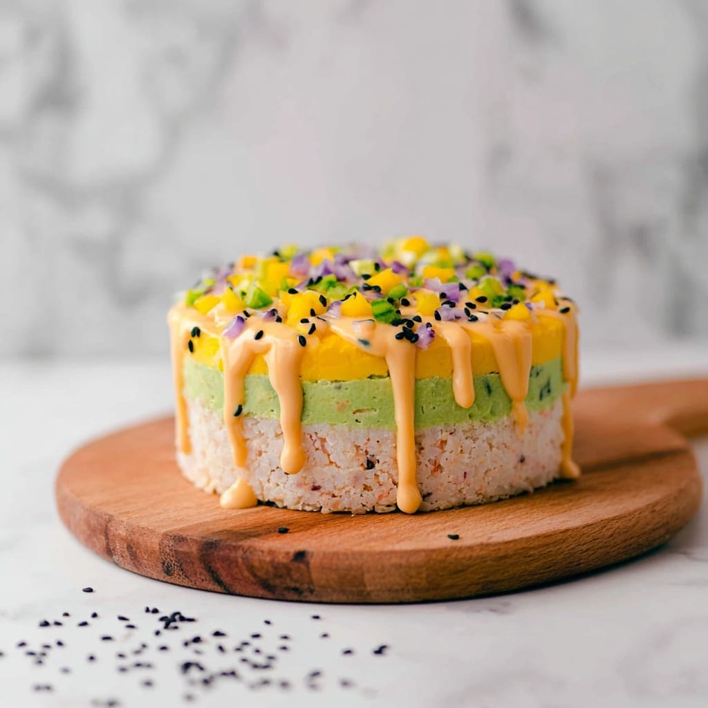 Tuna Sushi Stacks Recipe - Recipe Image