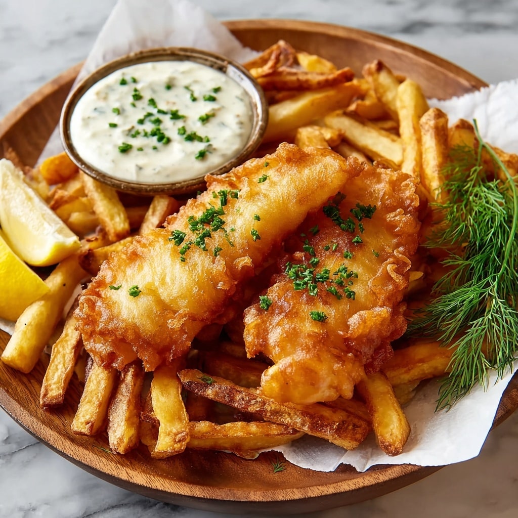 Crispy Beer Batter Fish and Chips (Pub-Style Recipe) Recipe - Recipe Image