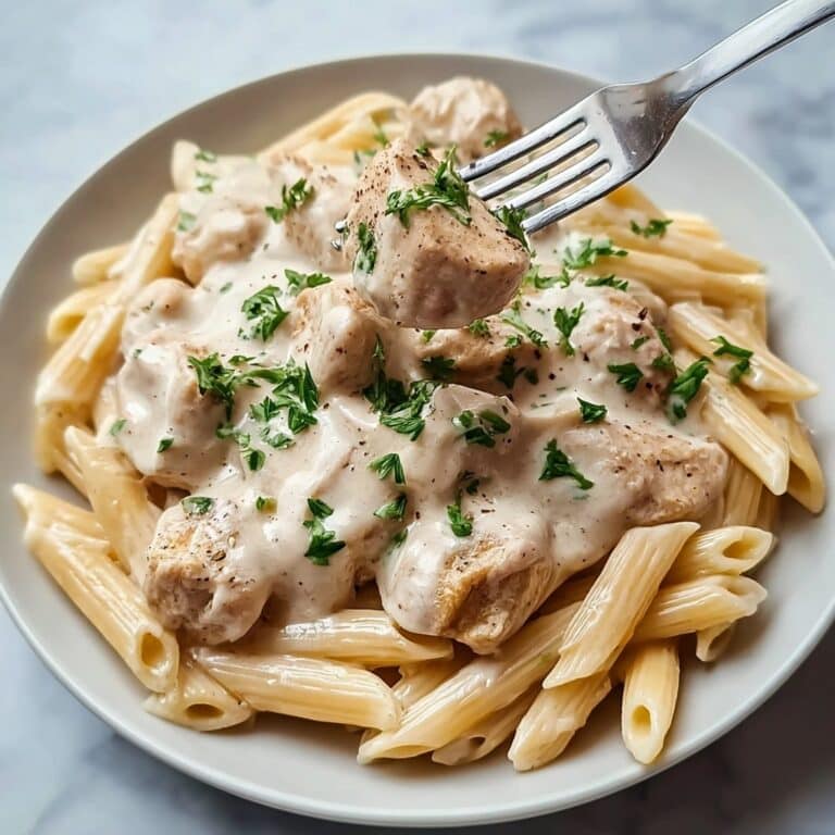 Creamy Chicken Alfredo Casserole Recipe